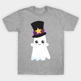 Halloween, Ghost, Hat, Trick Or Treat, Boo T-Shirt